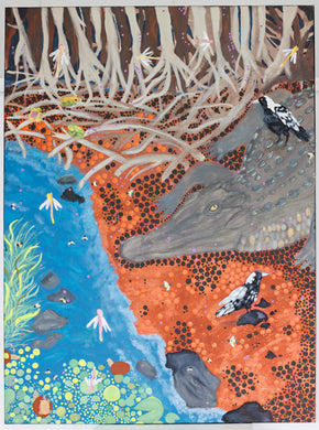 Holly Douglas; Crocodile in the Mangroves