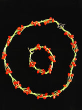 Necklaces & Bracelets Set 'Red Sandalwood Seed'