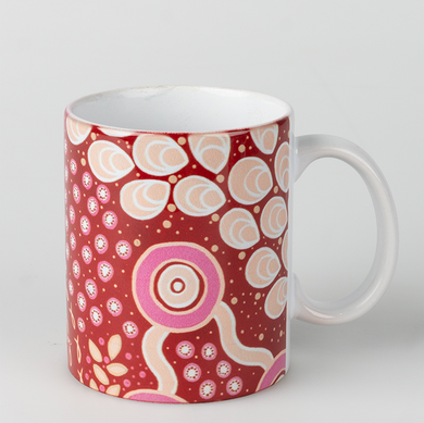 LEARN HEAL GROW CERAMIC COFFEE MUG