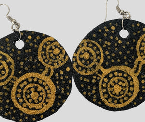 Round Earrings (Various Designs)