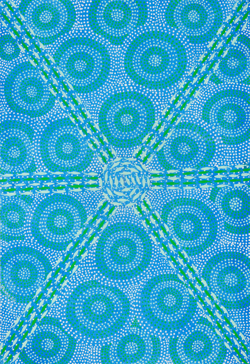 Shane Gibson 'Guuju-Ngay warrgi-gu (Plenty Fish) III'