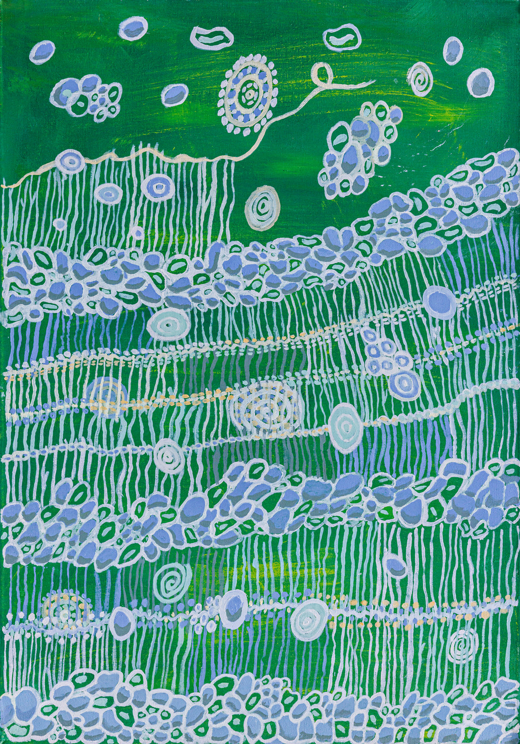 Wanda Gibson 'Fish Trap Among the Rock'