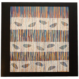Card - Gathering Freshwater Mussel Shell. A design by Indigenous artist Lisa Michl KO-Manggen