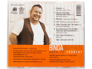 Indigenous artist Binda Warren Back to Country Music CD